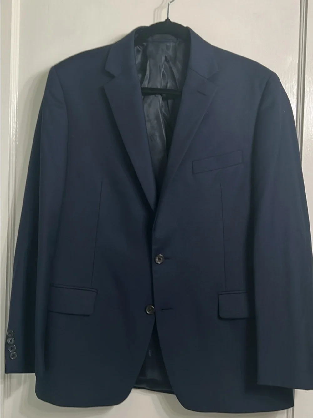 Lauren Ralph Lauren Men's Navy Two-Button Blazer 42R